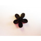 BOUTON ORCHIDEE 20MM NOIR