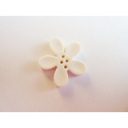 BOUTON ORCHIDEE 20MM BLANC