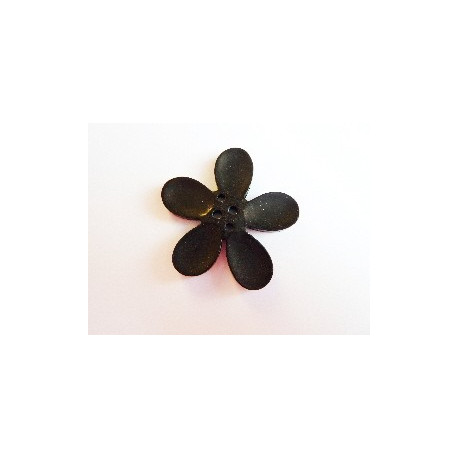 BOUTON ORCHIDEE 40MM NOIR