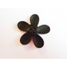 BOUTON ORCHIDEE 40MM NOIR