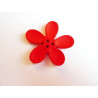 BOUTON ORCHIDEE 40MM ROUGE