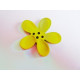 BOUTON ORCHIDEE 40MM VERT ANIS