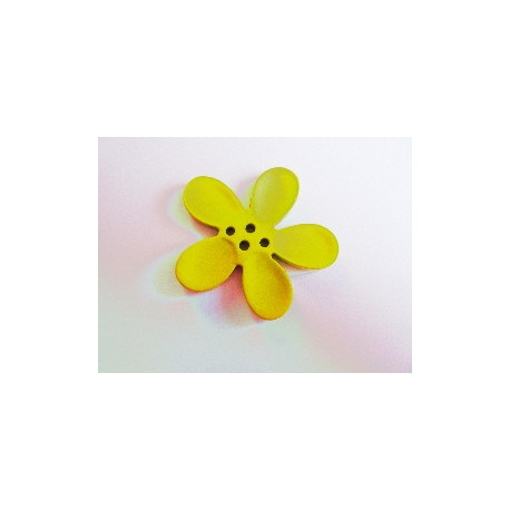 BOUTON ORCHIDEE 40MM VERT ANIS