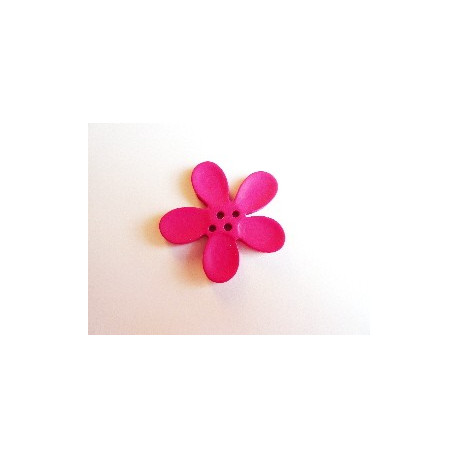 BOUTON ORCHIDEE 40MM FUCHSIA