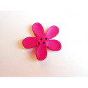 BOUTON ORCHIDEE 40MM FUCHSIA