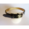 BRACELET IMITATION CUIR NOIR POUR CHARMS