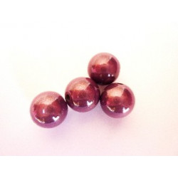 PERLE MAGIQUE 14MM MAUVE X 4