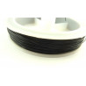 FIL CABLE NOIR  0.6MM X 40 mètres