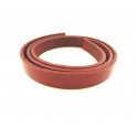 CUIR PLAT ROUGE 10MMX 2MM X 50CMS