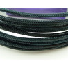 FIL ALUMINIUM  2MM NOIR EMBOSSE X 5 METRES