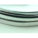 FIL ALUMINIUM PLAT 5MMX1MM ARGENTE EMBOSSE X 5M