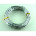 FIL ALUMINIUM  2MM ARGENTE X 12 METRES