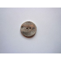 BOUTON METAL ARGENTE VIEILLI DIAM 28mm