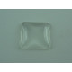 CABOCHON VERRE  CARRE 25X25 X 2