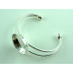 BRACELET ROND A DECORER COULEUR ARGENT