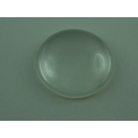 CABOCHON VERRE ROND 30MM X 2