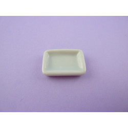 ASSIETTE EN PORCELAINE 15X20MM