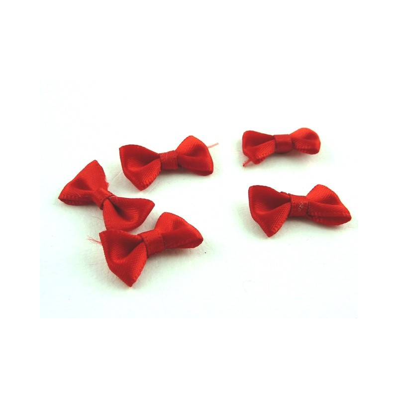 LAMEK 200 pièces Mini Nœud Rouge, Mini Nœud Papillon, Noeud de