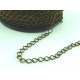 CHAINETTE MAILLE RALLONGE BRONZE