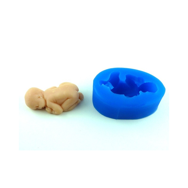 Moule poule avec couvercle en silicone - Bleu – Bloomy Baby