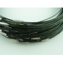 TOUR DE COU  CABLE GRIS ANTHRACITE