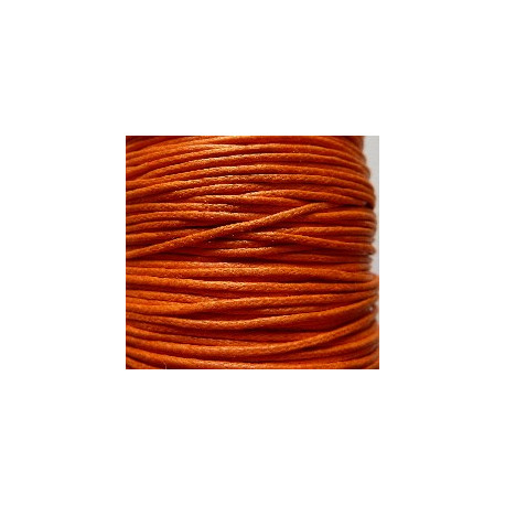 COTON CIRE ORANGE 1mm