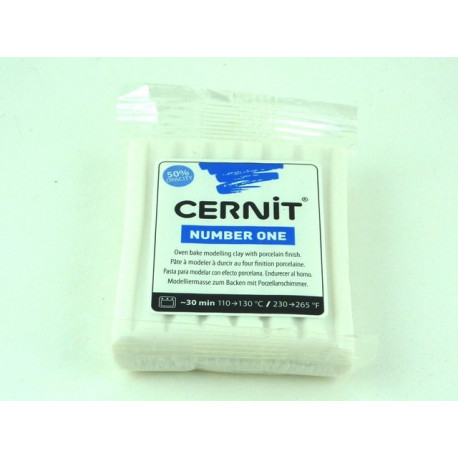 CERNIT NUMBER ONE 56G BLANC PORCELAINE n° 010