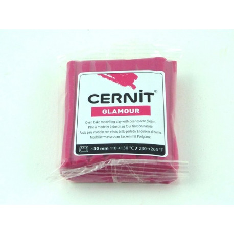 CERNIT GLAMOUR 56G CARMIN N°420