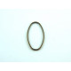 ANNEAU FERME OVAL 30X15MM BRONZE x4