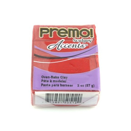 PREMO ACCENTS 57g ROUGE PAILLETE