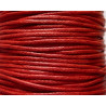 COTON CIRE ROUGE 1mm