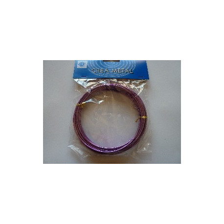 FIL METAL ALUMINIUM 2MM VIOLET 5M