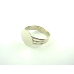 SUPPORT DE BAGUE PLATEAU anneau triple argent