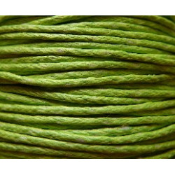 COTON CIRE VERT ANIS 1mm