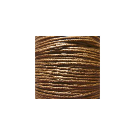 COTON CIRE MARRON CLAIR 1mm