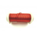 FIL DE CUIVRE 0.9mm ROUGE