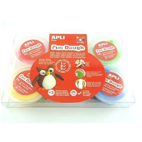 FUN DOUGH KIT DE 6X14G