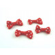 MINI NOEUDS ROUGE A POIS X6