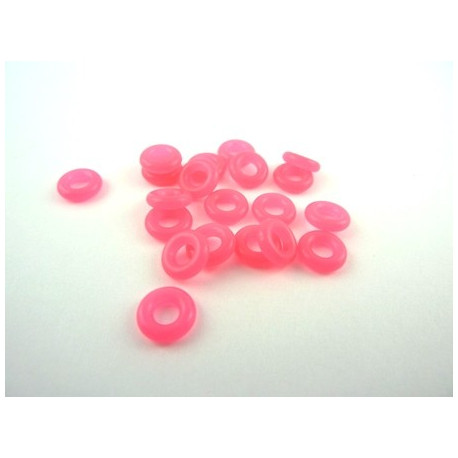 BUNACORD ANNEAU ROSE FLUO 7MM