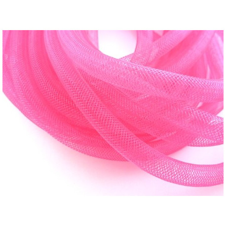RESILLE TUBULAIRE 8MM ROSE