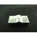 FERMOIR AIMANTE 26MM X 11MM COULEUR ARGENT