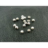 PERLES RONDES 4MM ARGENT BRILLANT X 20