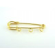 SUPPORT DE BROCHE 50MM DORE