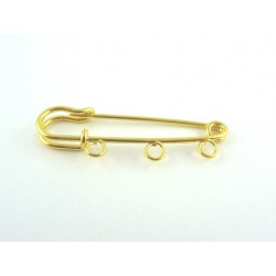 SUPPORT DE BROCHE 50MM DORE