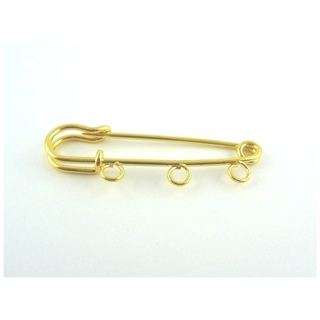 SUPPORT DE BROCHE 50MM DORE