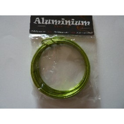 FIL METAL ALUMINIUM 2MM VERT 3M