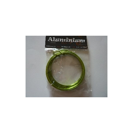 FIL METAL ALUMINIUM 2MM VERT 3M