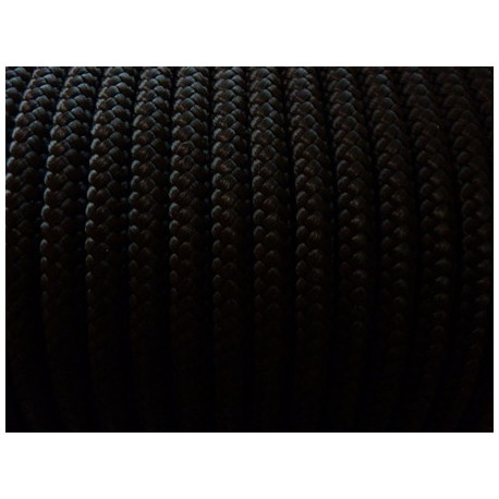 CORDE TRESSEE 8MM / NOIR