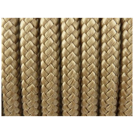 CORDE TRESSEE 6MM / BEIGE