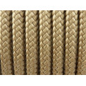 CORDE TRESSEE 6MM / BEIGE